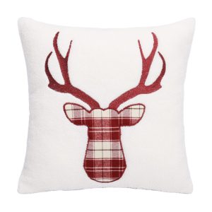 Cushion Decorative Deer Patching