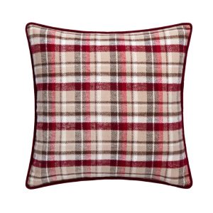 Cushion Decorative Plaid Cotton
