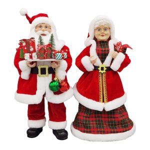 Standing Mr. & Mrs. Claus