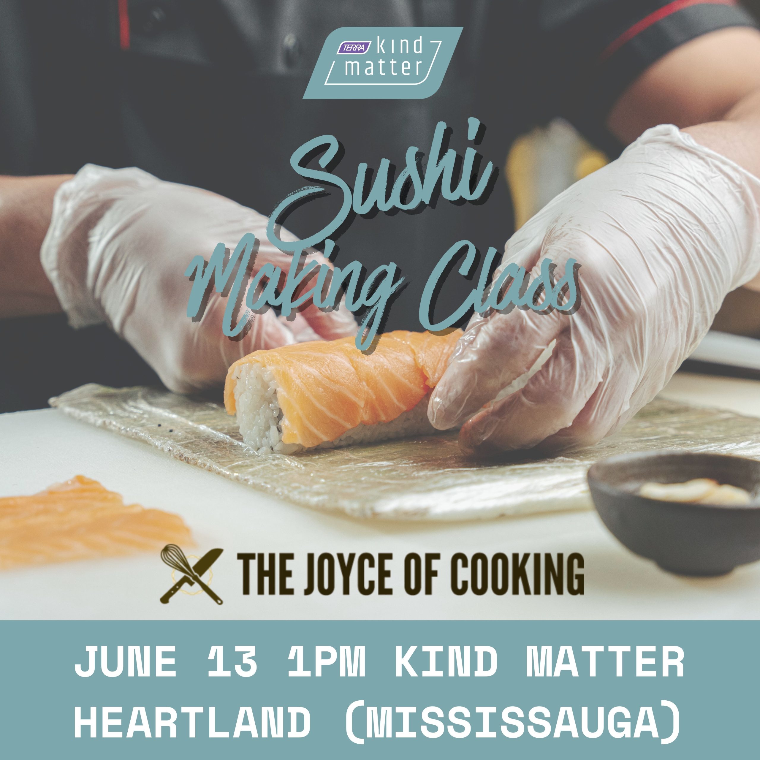 Sushi Making Class at Kind Matter Heartland