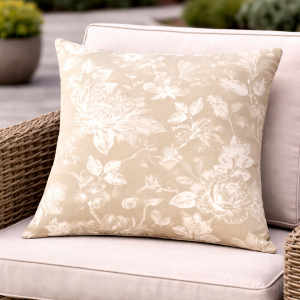 Floral Linen Outdoor Pillow product image