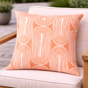 Loop Coral Outdoor Pillow product image