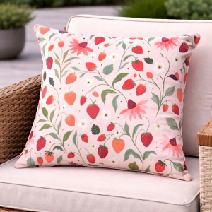 Strawberry Fields Outdoor Pillow product image