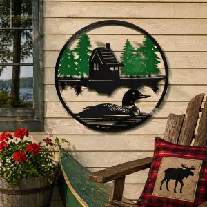 Loon Circle Laser Cut