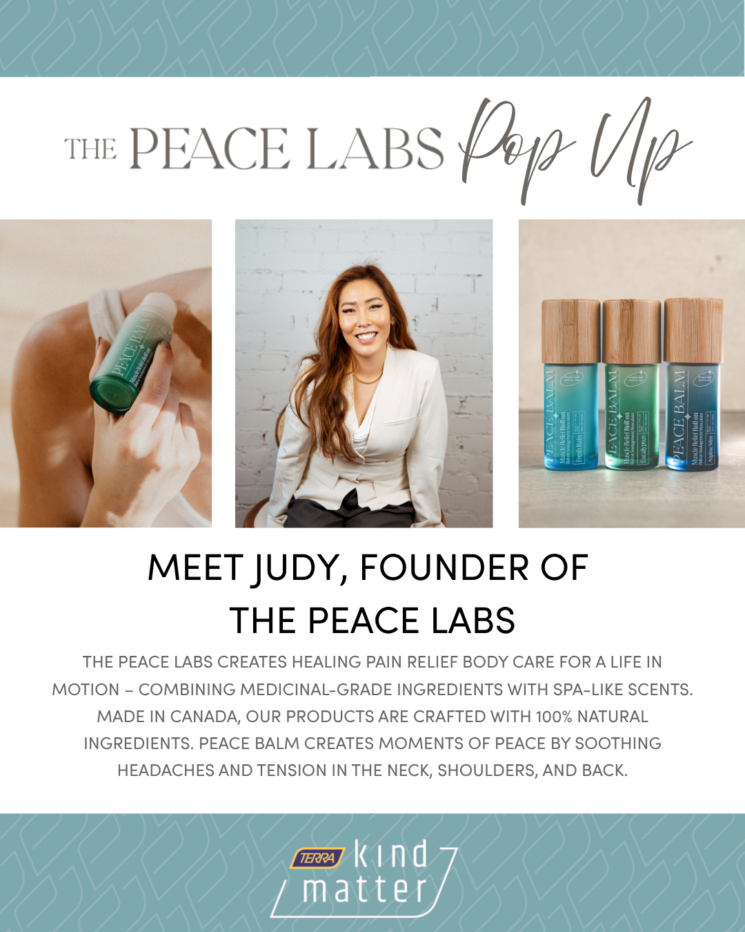 The Peace Labs Pop Up at TERRA Milton