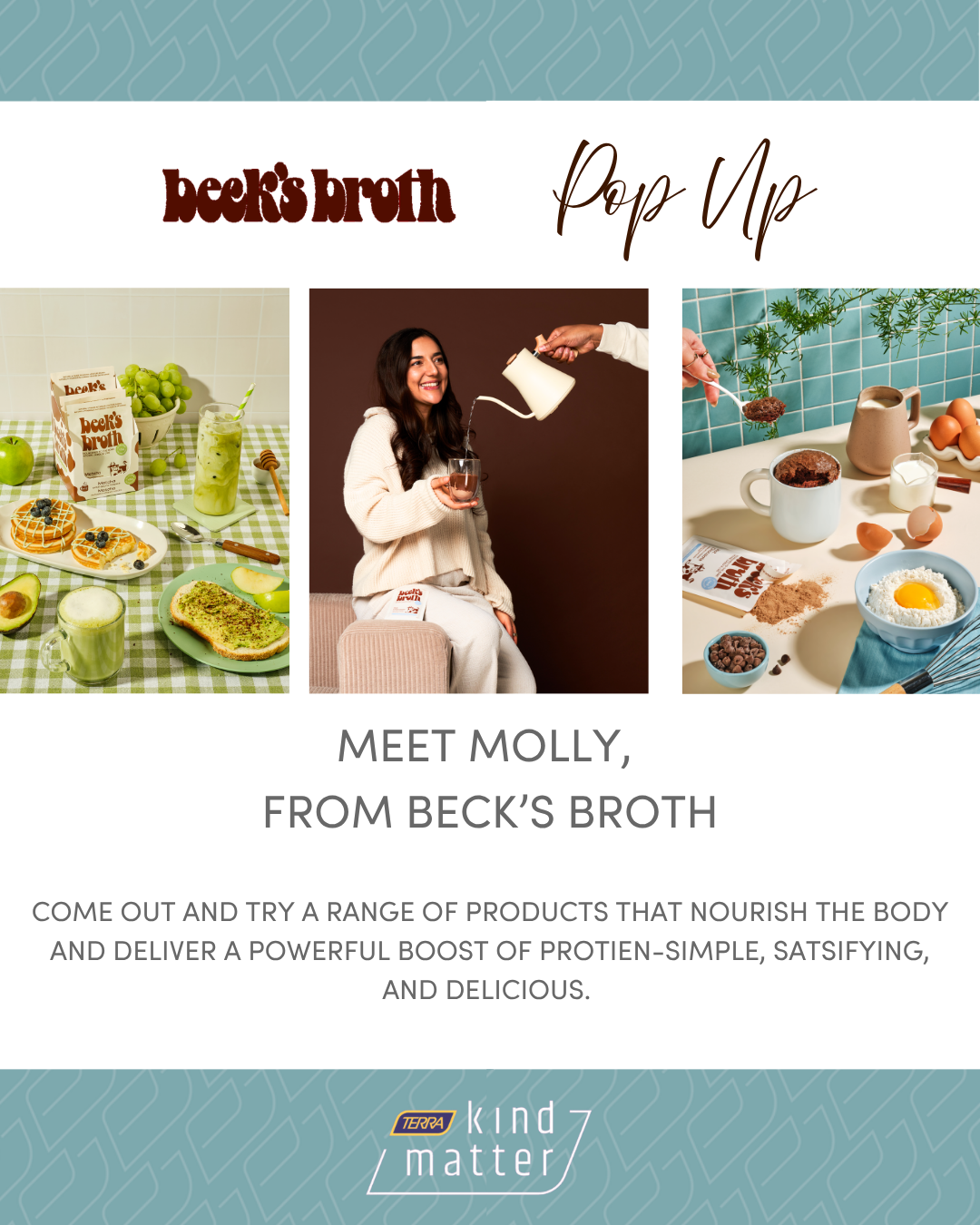 Beck's Broth Pop Up at TERRA Burlington