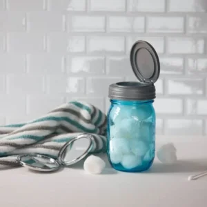 Mason Jar FLIP Top Lid - Regular Mouth