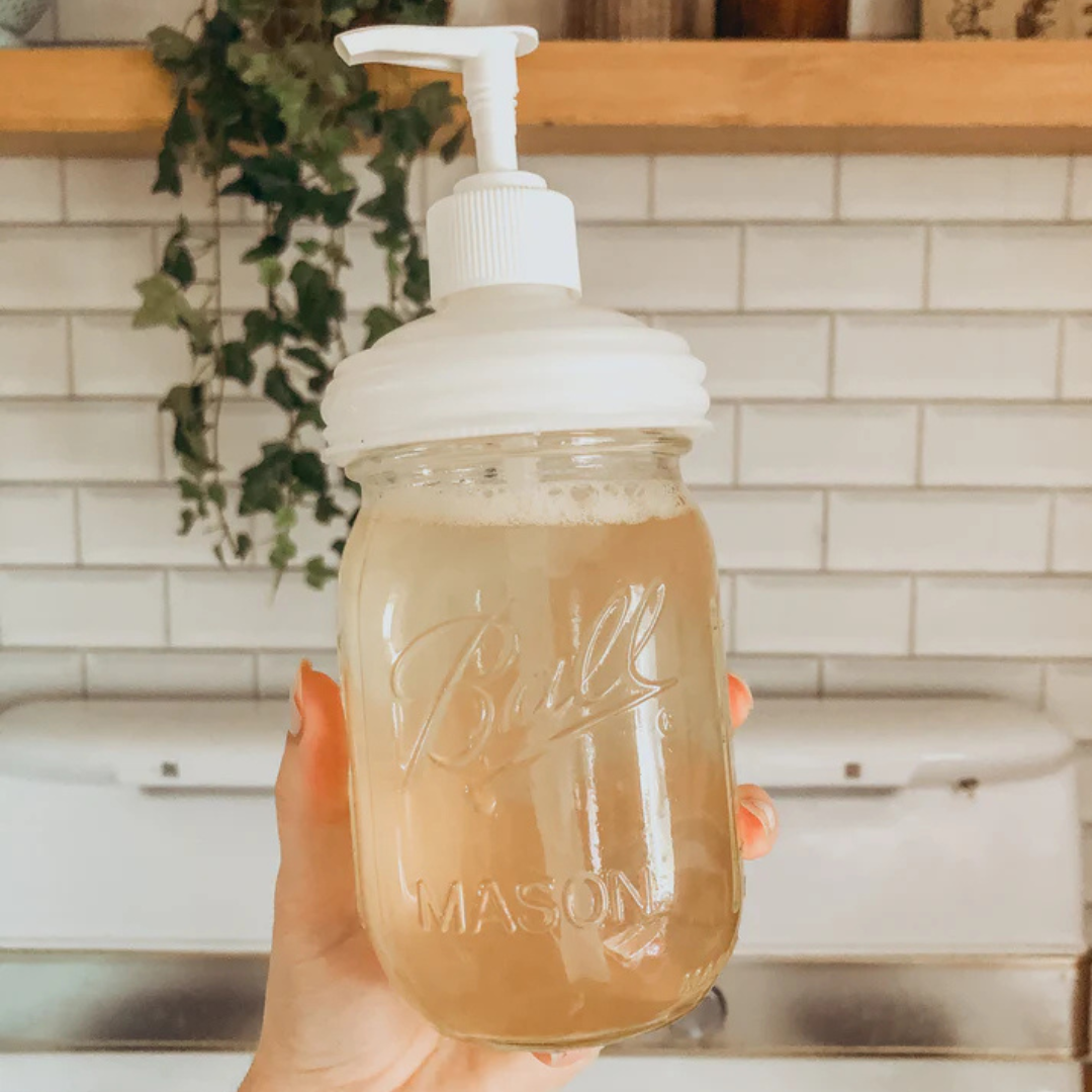 Mason Jar Pump Cap - Regular Mouth