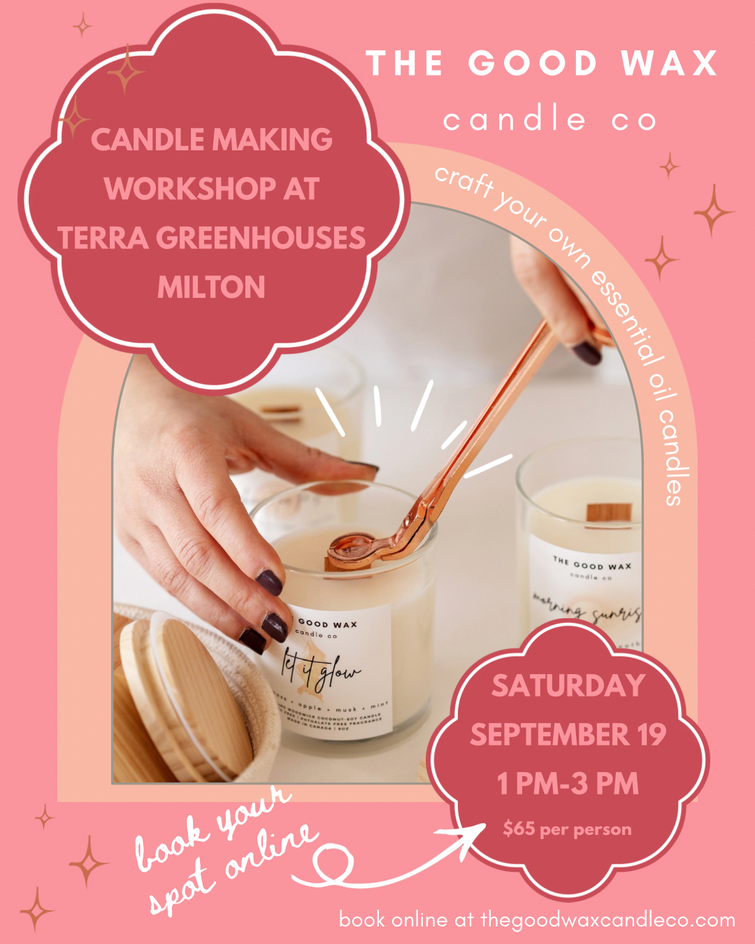 Candle Making Workshop at TERRA Milton