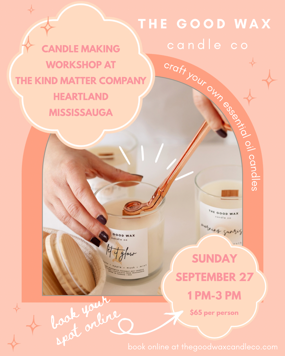 Candle Making Workshop at Kind Matter Heartland