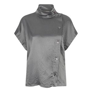 EsQualo - Blouse wide buttons Acetate