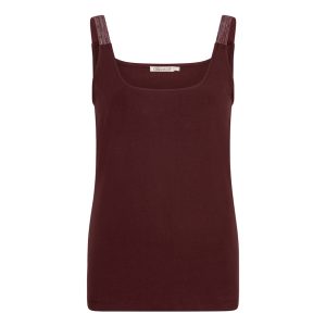EsQualo - Singlet Lurex Straps Top