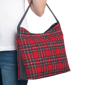 Noelle - Plaid Tote Bag