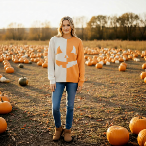 Noelle - Jill-O-Lantern Sweater