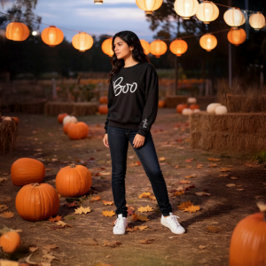 Noelle - Boo Sweatshirt