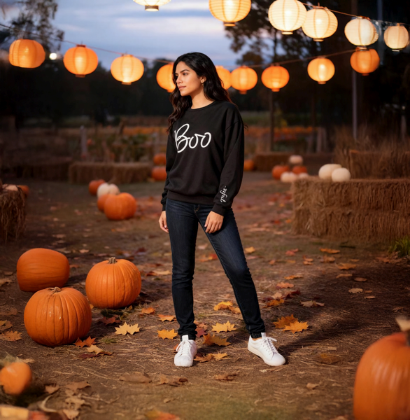 Noelle - Boo Sweatshirt