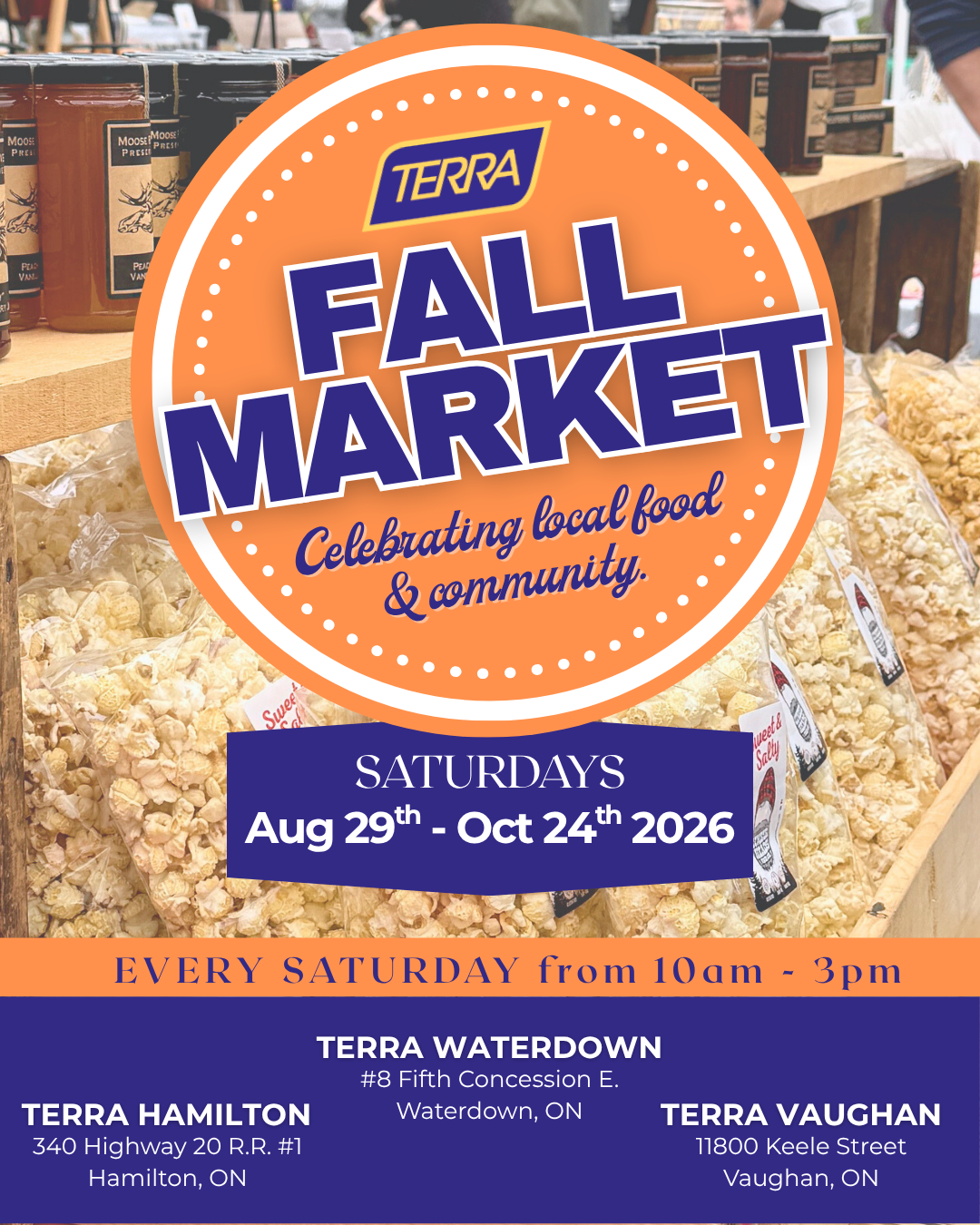 The TERRA Fall Market (Hamilton, Waterdown & Vaughan)