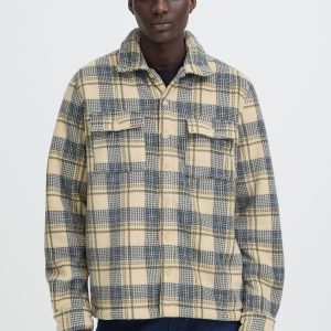 Blends - Baki Checked Fleece Overshirt