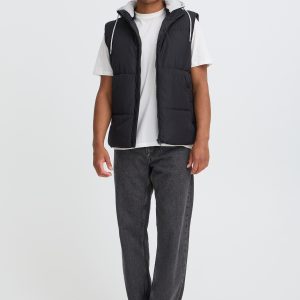 Blends - Elwin Vest With Jersey Hood