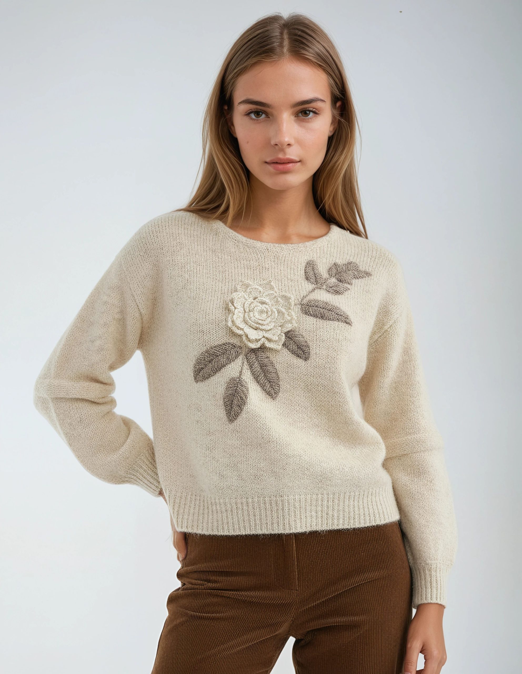 Point Zero - Floral Sweater