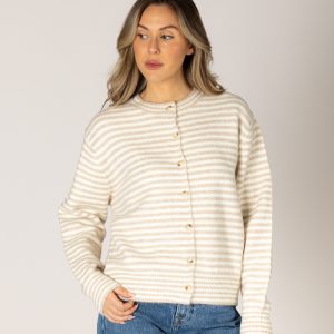 Lyla & Luxe - Novelty Stripe Cardi