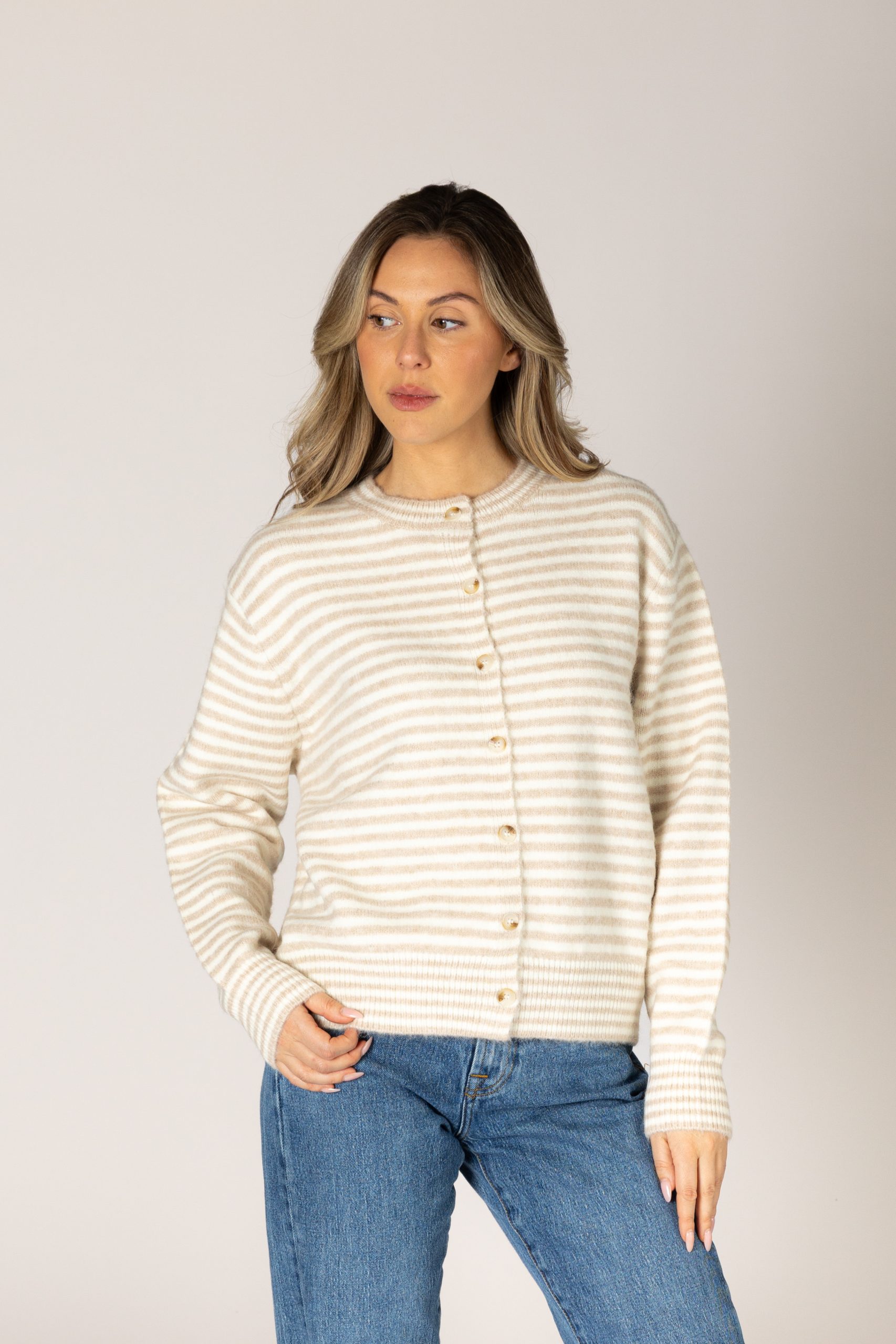 Lyla & Luxe - Novelty Stripe Cardi