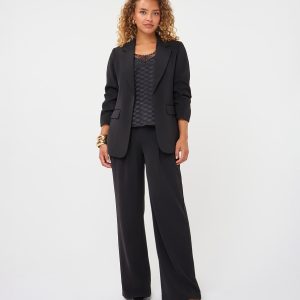 EsQualo -  3/4 Sleeve Blazer