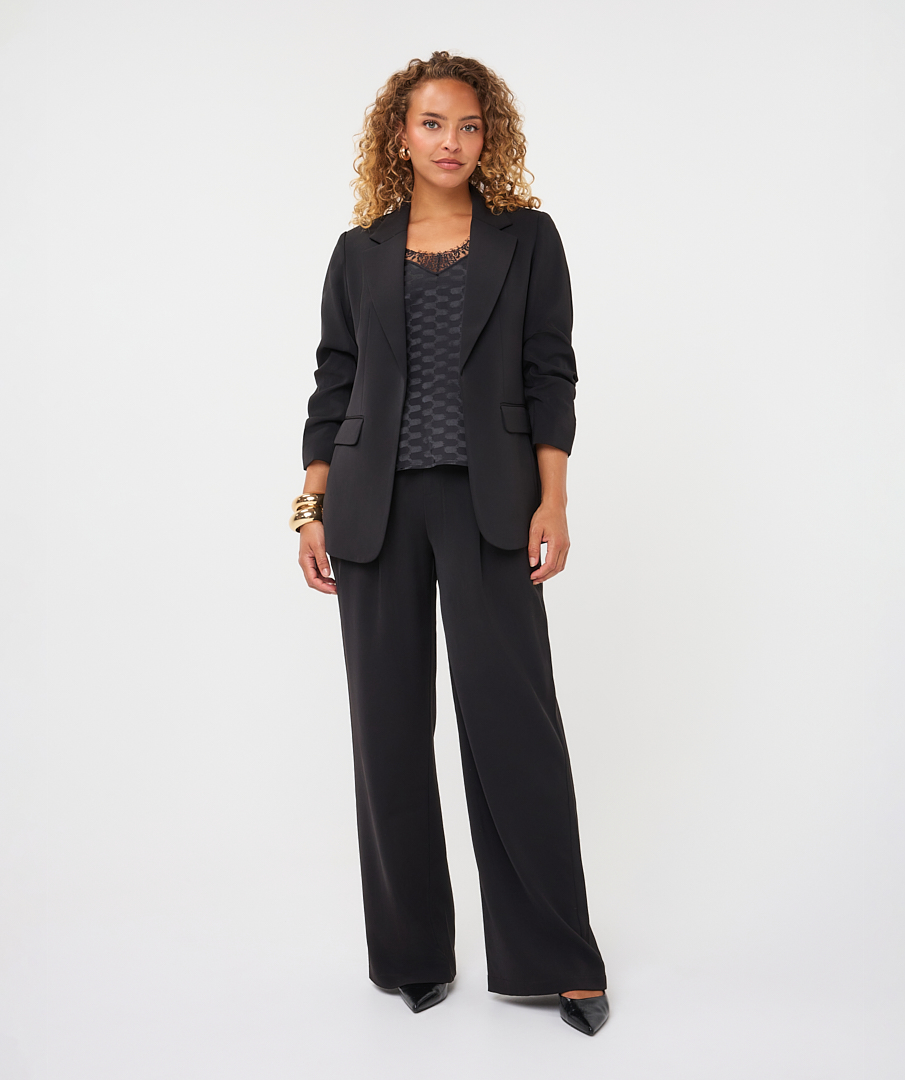 EsQualo - 3/4 Sleeve Blazer