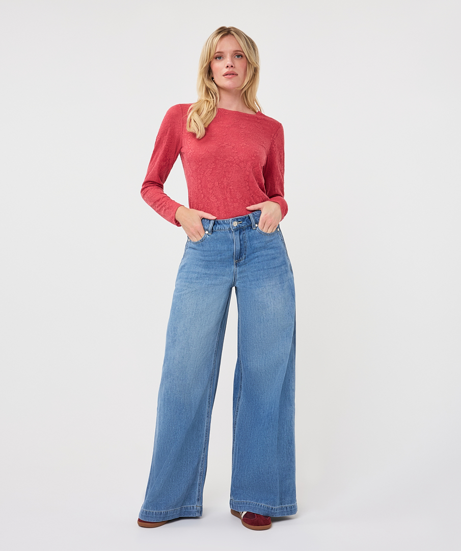 EsQualo - Fancy Long-Sleeve Top