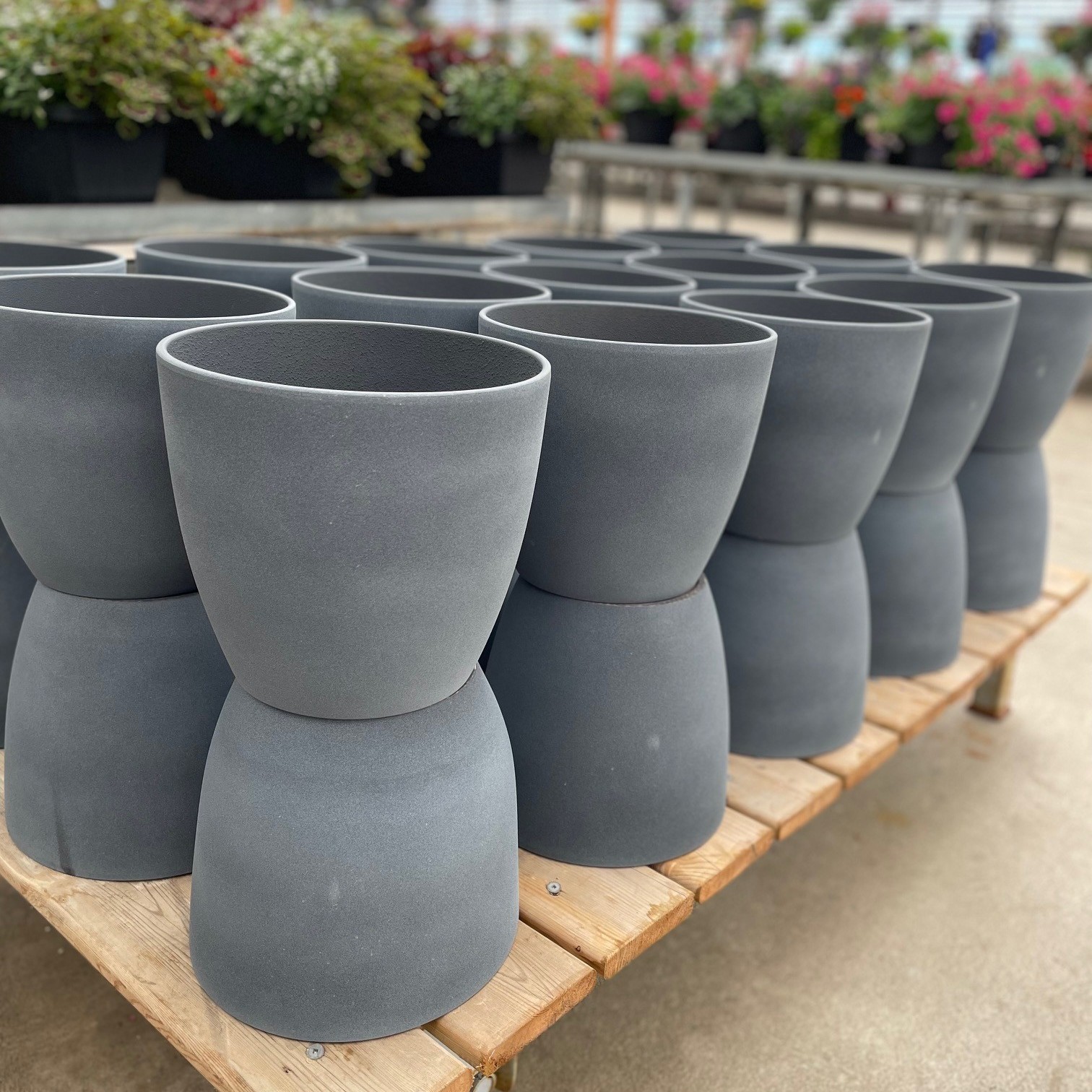 Grey Stone Ceramic Pot product image