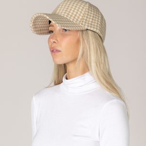 Lyla & Luxe - Houndstooth Baseball Hat