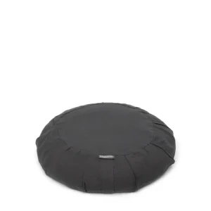 Cotton Round Meditation Cushion Charcoal