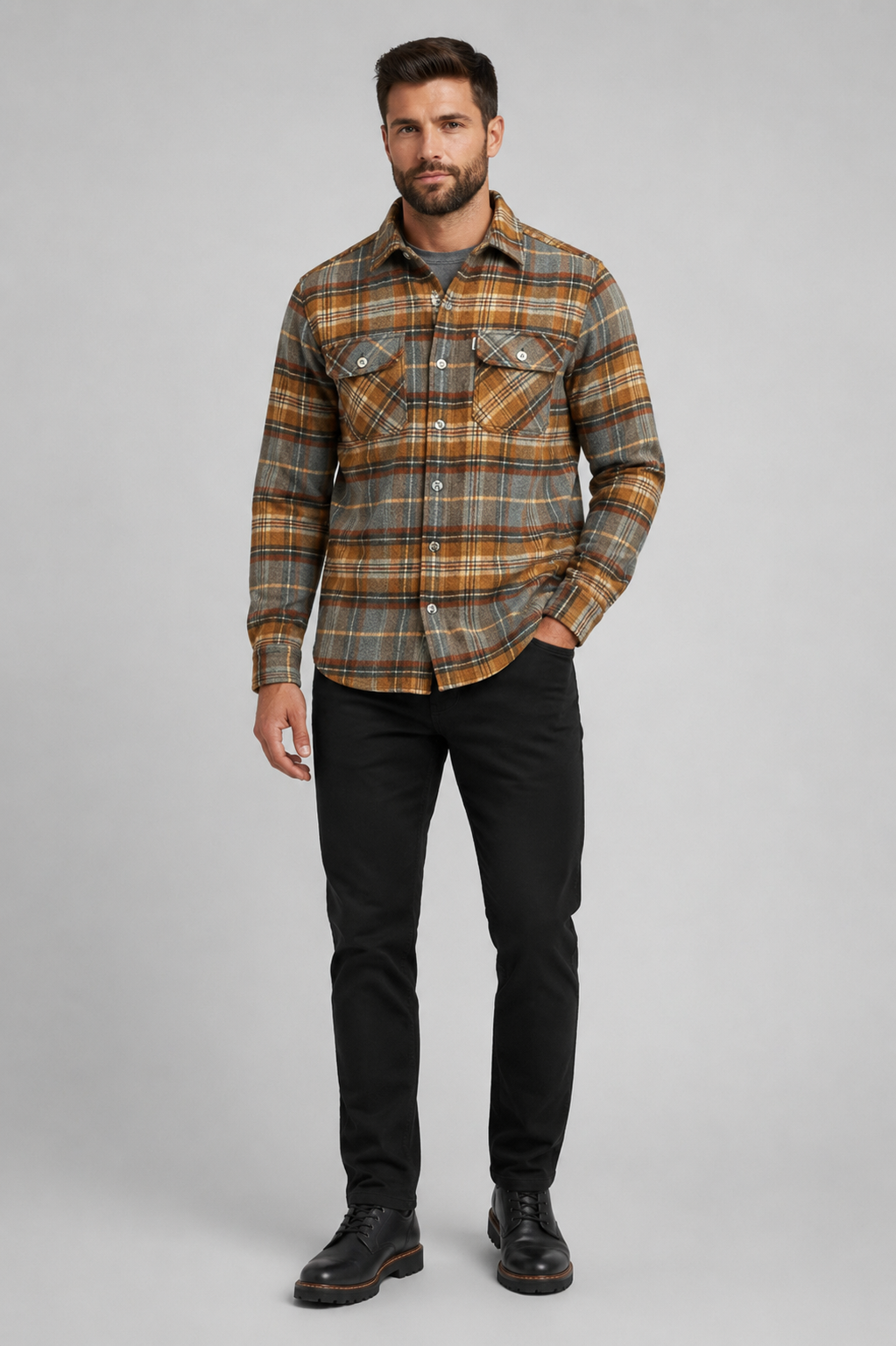 Point Zero - Bonded Overshirt Plaid