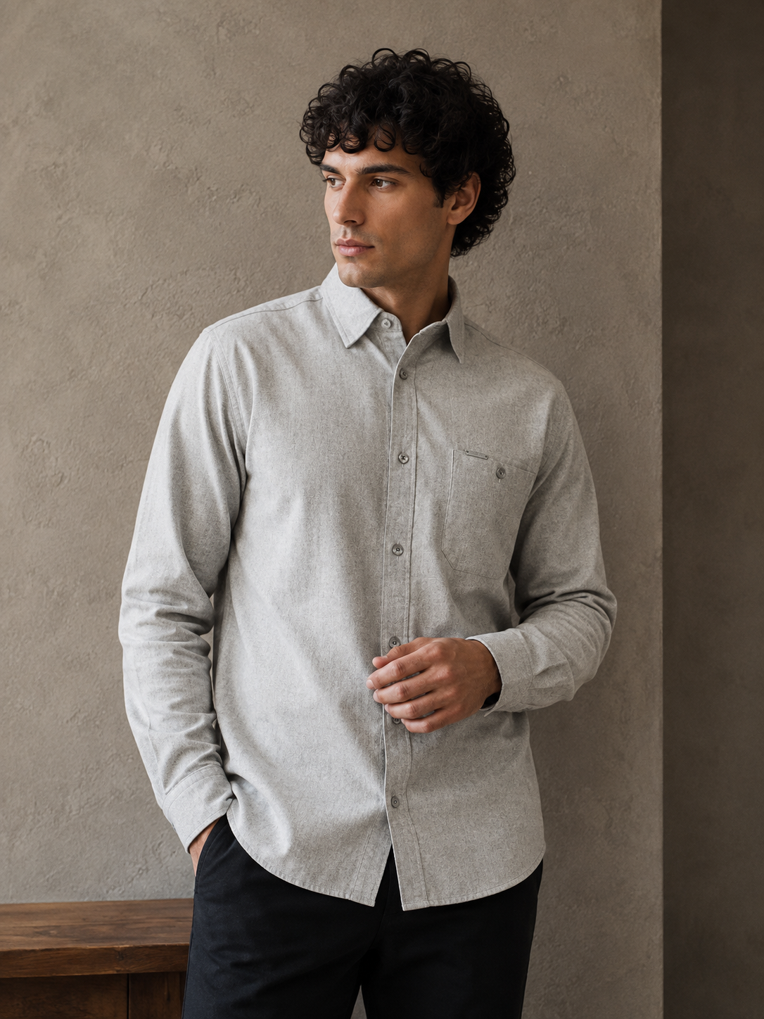 Point Zero - Solid Flannel Shirt