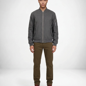 Point Zero - Winter Baseball Bomber Jacket