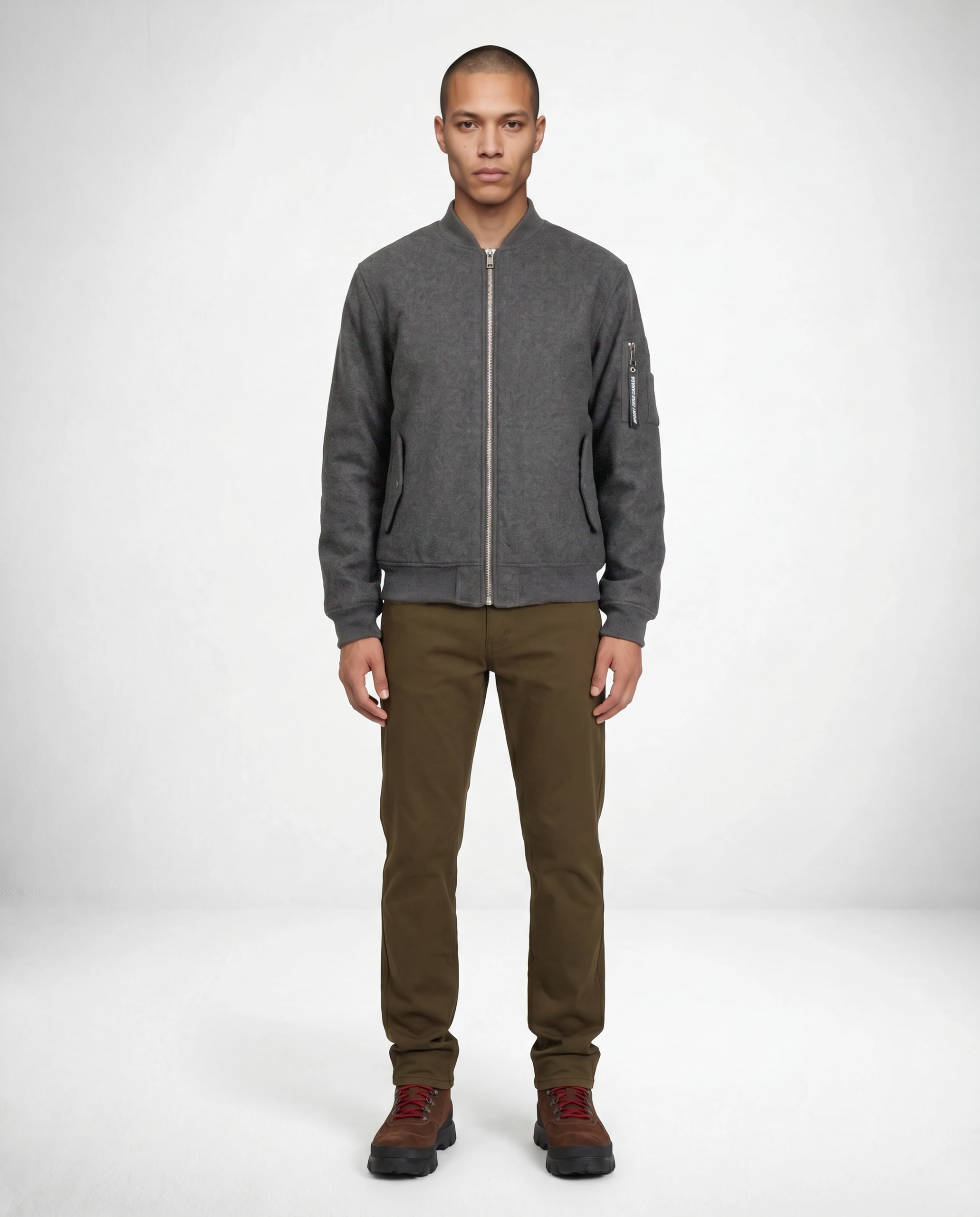 Point Zero - Winter Baseball Bomber Jacket
