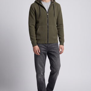 Point Zero - Bonded Hooded Full Zip Sweater