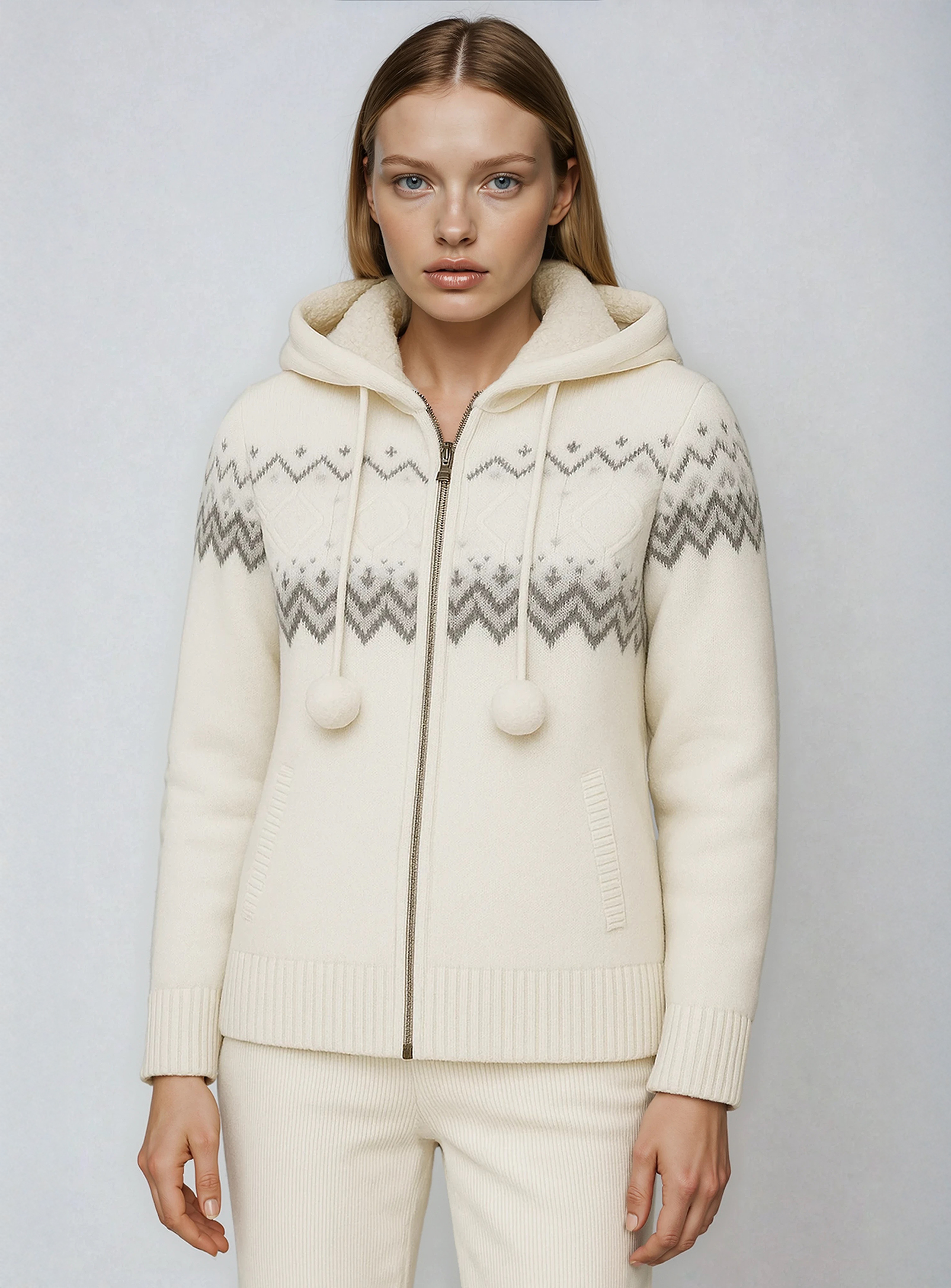 Point Zero - Pom Pom Chalet Sweater