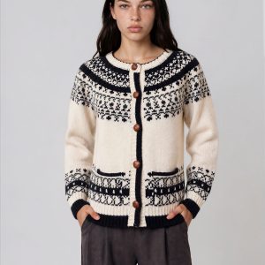 Point Zero - Heavy Gauge Fair Isle Cardigan