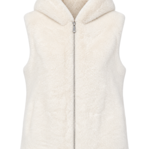 Point Zero - Faux Fur Vest with Hood