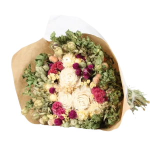 Dried Floral Bouquet - Harvest Blush Premium