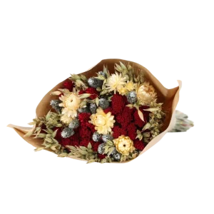 Dried Floral Bouquet - Holiday Shine - Medium