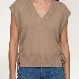 Liverpool  - V-Neck Dolman Sweater With Ties