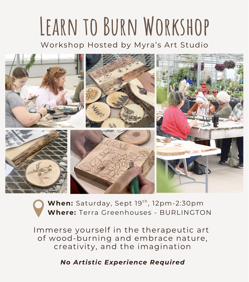 Learn to Burn Workshop at TERRA Burlington