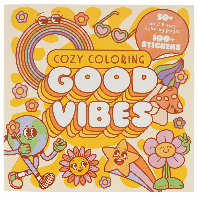 Cozy Coloring Good Vibes Colouring Book