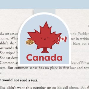 Crafted Van Canada & Poutine Magnetic Bookmark
