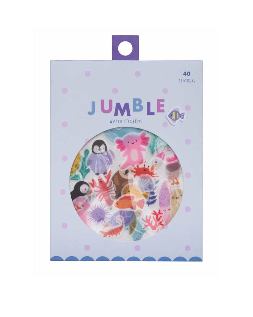 JUMBLE STICKERS Ocean Wonders