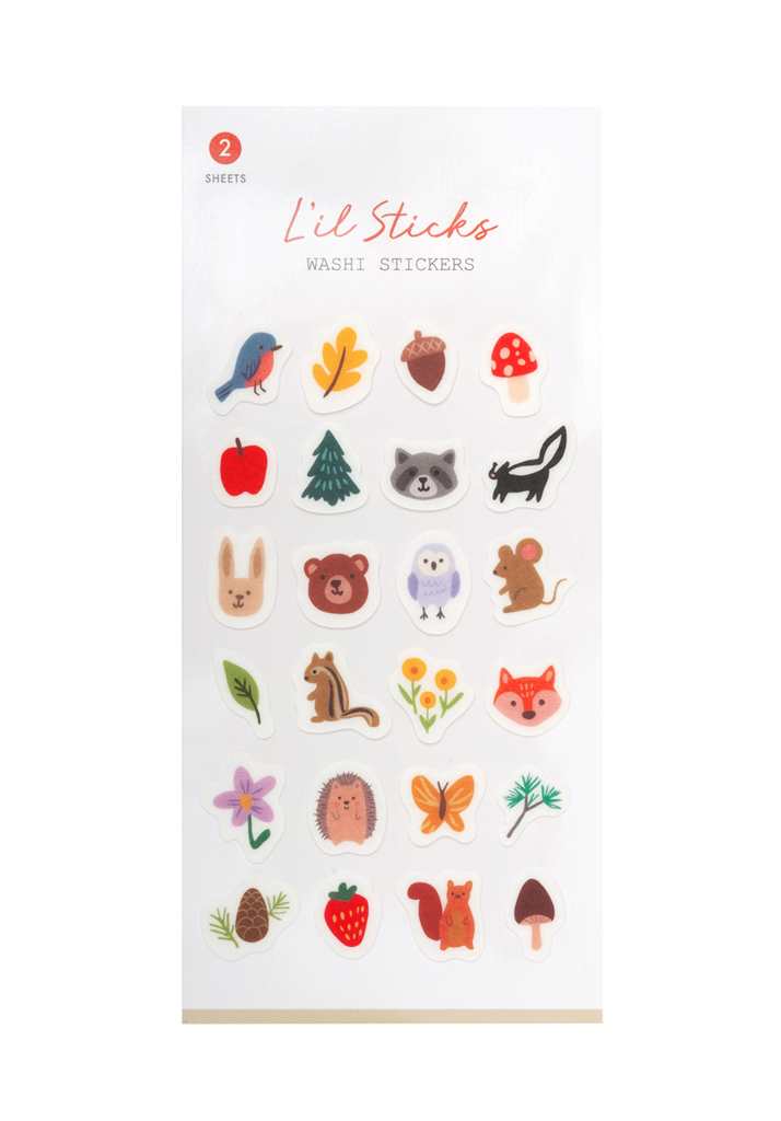 Forest Fun L'il Sticks Washi Stickers
