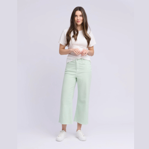 Yoga Jeans Lily Wide Leg Jeans Maya (Mint)