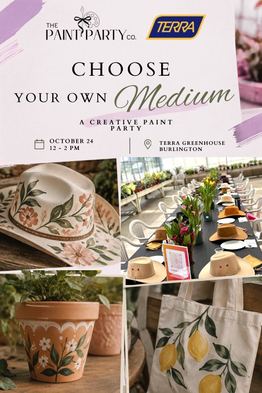Paint Workshop at TERRA Burlington